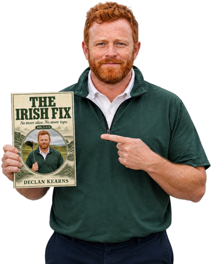 Declan Kearns holding The Irish Fix